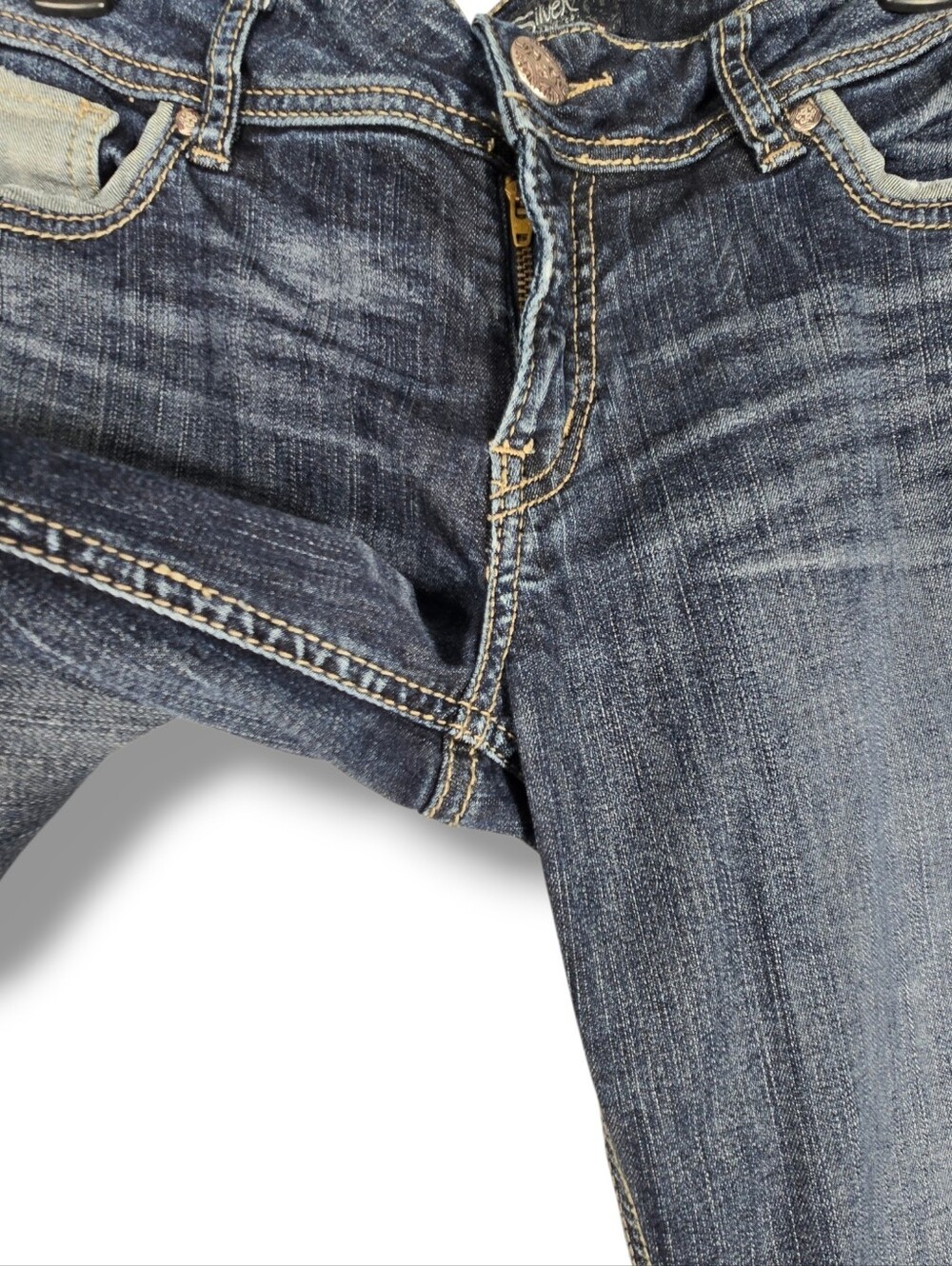 Silver Suki Low Rise Straight Leg Jean Womens Size 32 - Picture 14 of 15